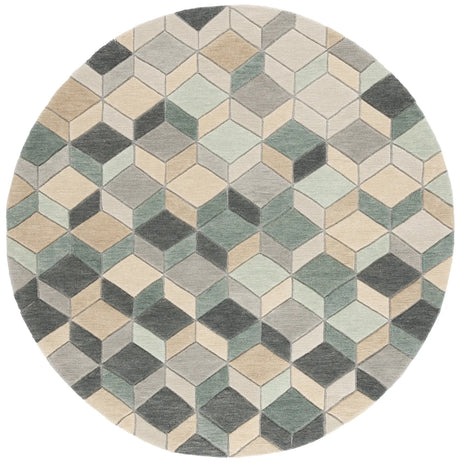 Safavieh Rodeo Drive 6'-0" x 6'-0" Rug in Beige / Grey