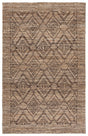 Safavieh Natural Fiber 4'-0" x 6'-0" Rug in Natural / Black