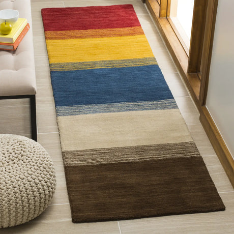 Safavieh Himalaya 2'-3" x 10'-0" Rug in Orange / Multi