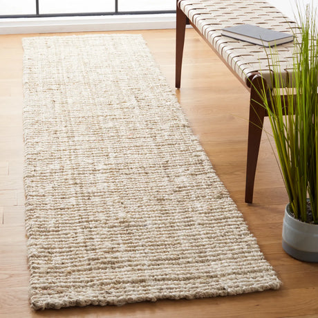 Safavieh Natural Fiber 2'-3" x 11'-0" Rug in Bleach / Ivory