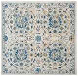 Safavieh Evoke 6'-7" x 6'-7" Rug in Ivory / Blue