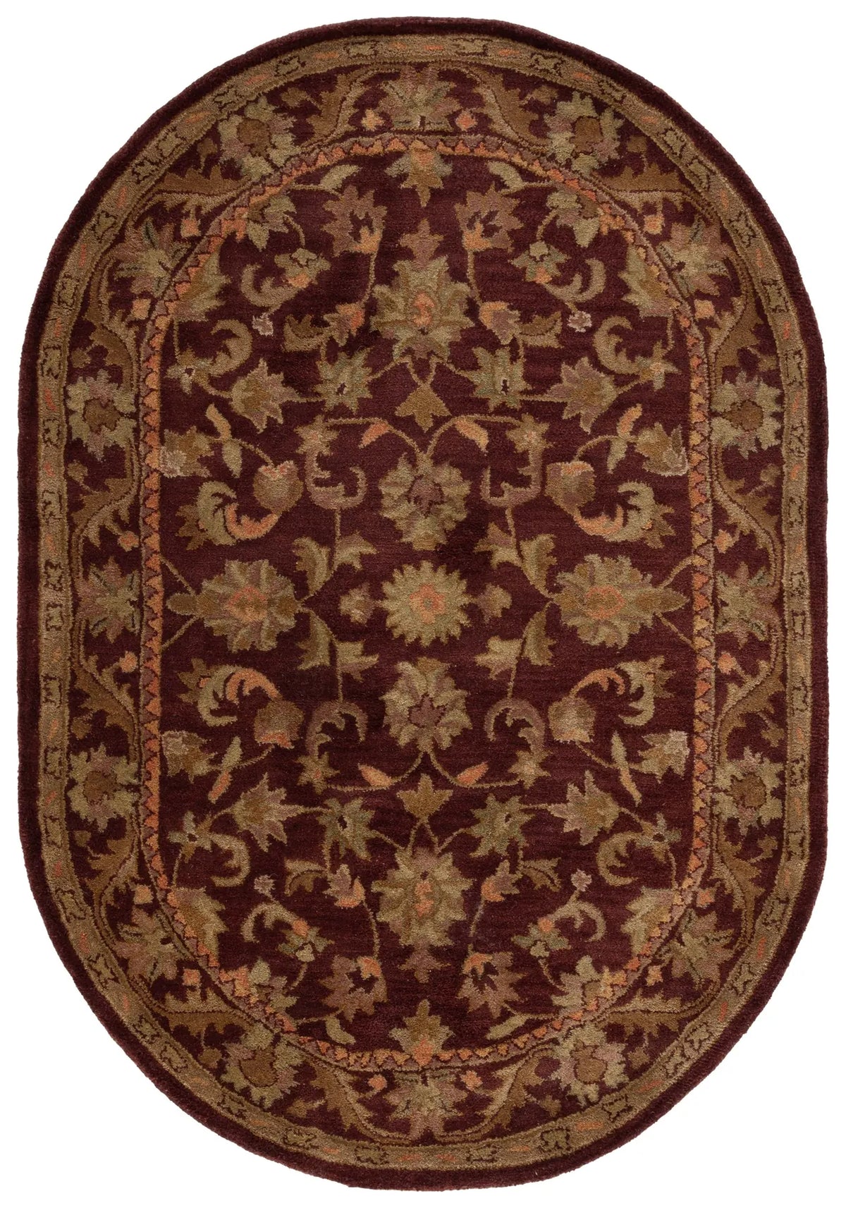 Safavieh Antiquity 4'-6" x 6'-6" Rug in Wine / Gold