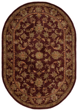 Safavieh Antiquity 4'-6" x 6'-6" Rug in Wine / Gold