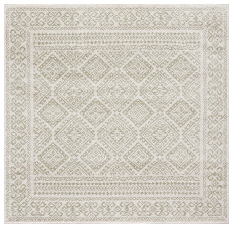 Safavieh Tulum 6'-7" x 6'-7" Rug in Ivory / Sage