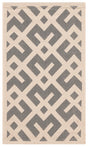 Safavieh Courtyard 2'-0" x 3'-7" Rug in Grey / Bone