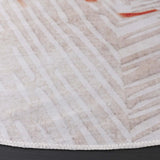 Safavieh Malibu 6'-0" x 6'-0" Rug in Beige / Rust