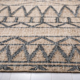 Safavieh Kilim 4'-0" x 6'-0" Rug in Natural / Charcoal
