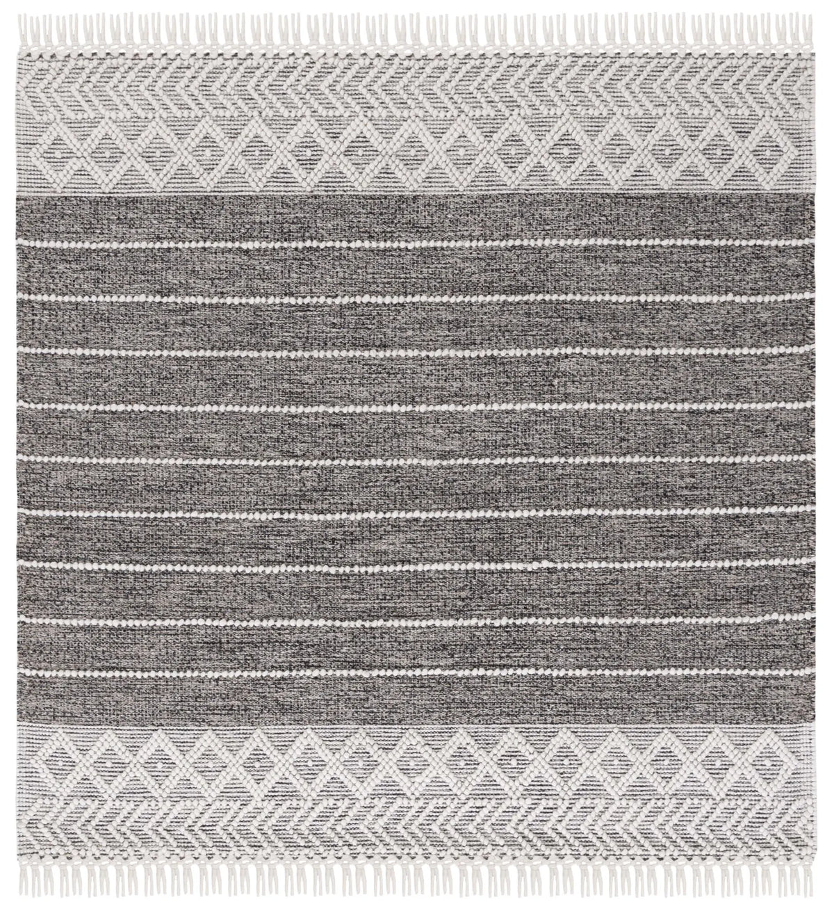 Safavieh Vermont 6'-0" x 6'-0" Rug in Black / Ivory