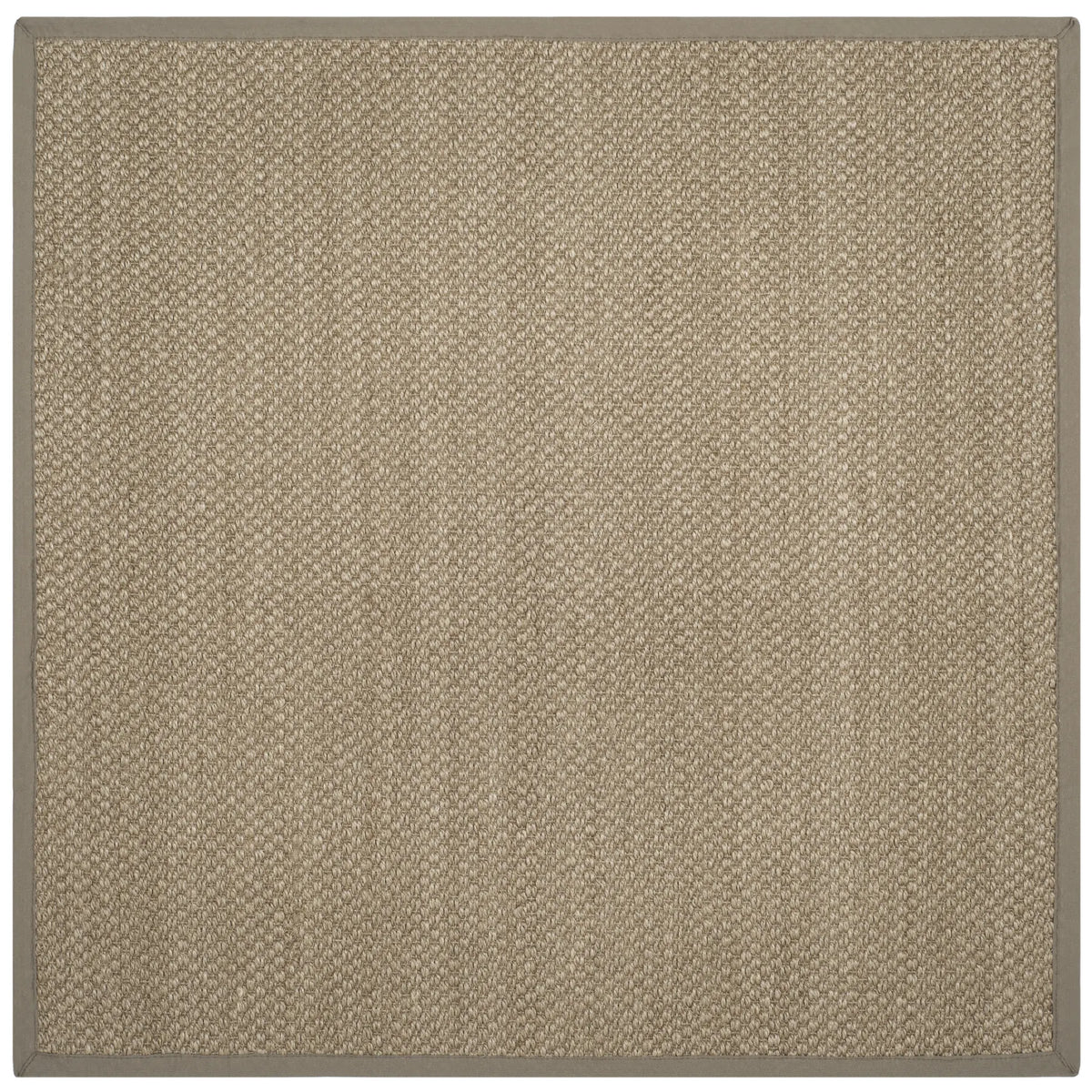 Safavieh Natural Fiber 6'-0" x 6'-0" Rug in Natural / Grey