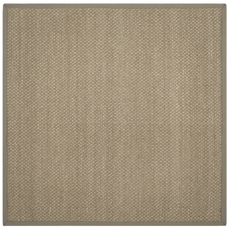 Safavieh Natural Fiber 6'-0" x 6'-0" Rug in Natural / Grey