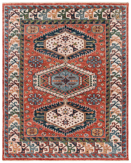 Safavieh Samarkand 10'-0" x 14'-0" Rug in Red / Beige
