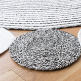 Safavieh Cape Cod 5'-0" x 5'-0" Rug in Charcoal / Ivory