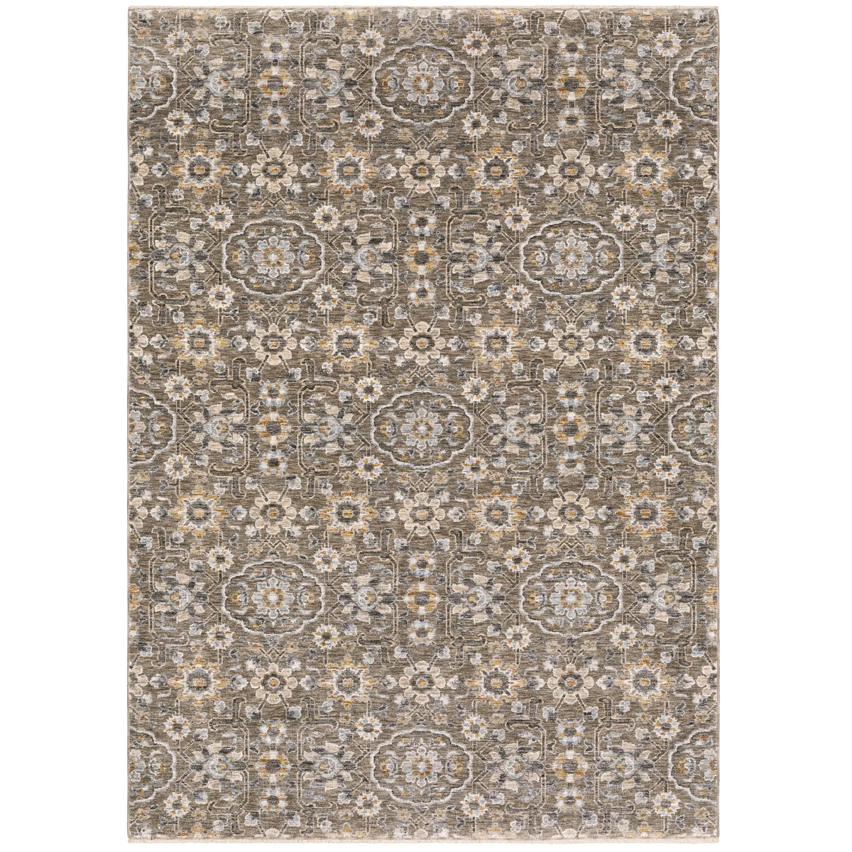 Oriental Weavers Sphinx Maharaja 532D1 Grey/Gold Rugs - main flat