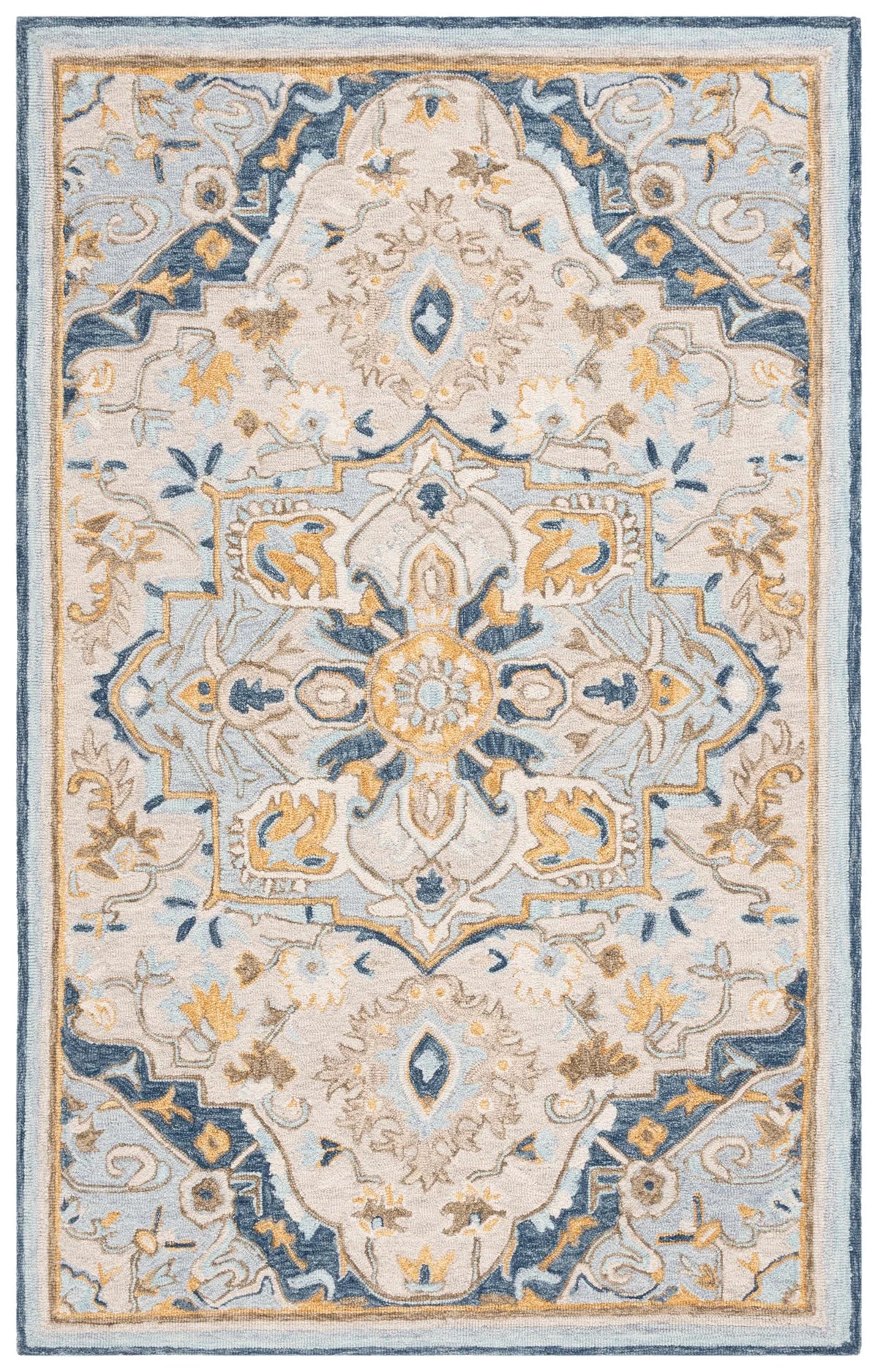 Safavieh Metro 4'-0" x 6'-0" Rug in Beige / Grey