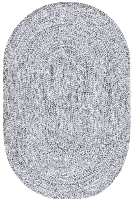 Safavieh Braided 5'-0" x 8'-0" Rug in Ivory / Black