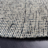 Safavieh Abstract 6'-0" x 6'-0" Rug in Dark Grey / Ivory