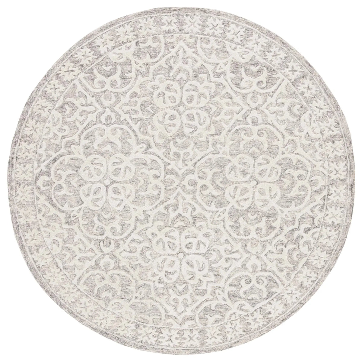 Safavieh Metro 6'-0" x 6'-0" Rug in Grey / Ivory