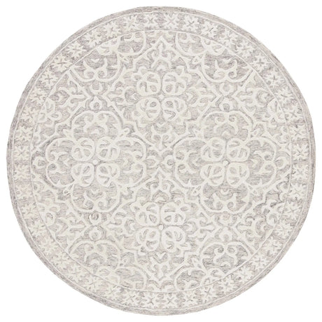 Safavieh Metro 6'-0" x 6'-0" Rug in Grey / Ivory