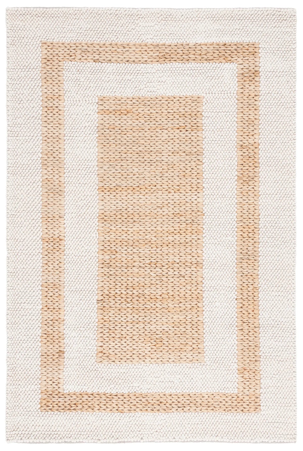 Safavieh Natura 4'-0" x 6'-0" Rug in Natural / Ivory