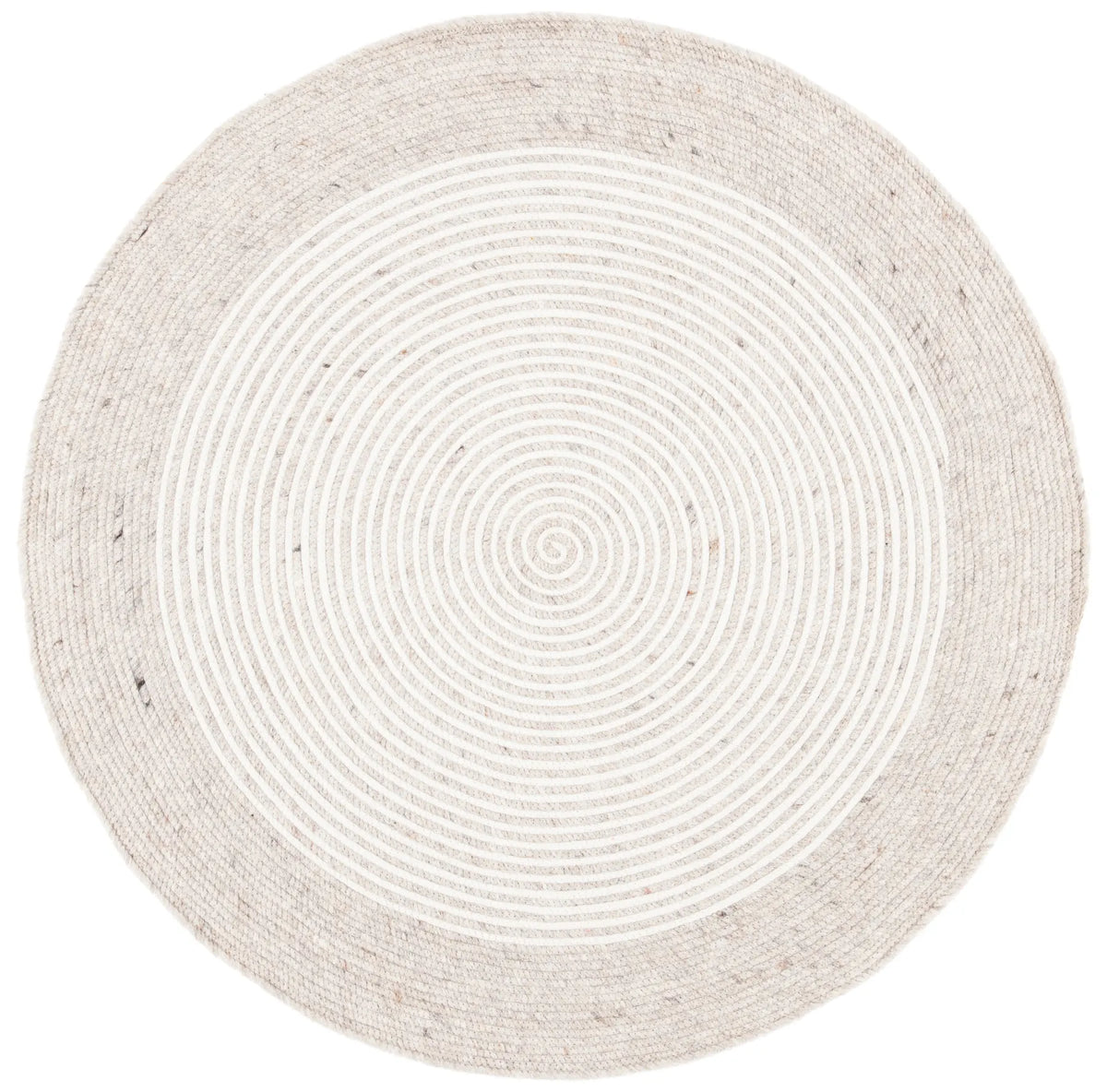 Safavieh Braided 3'-0" x 3'-0" Rug in Beige / Ivory