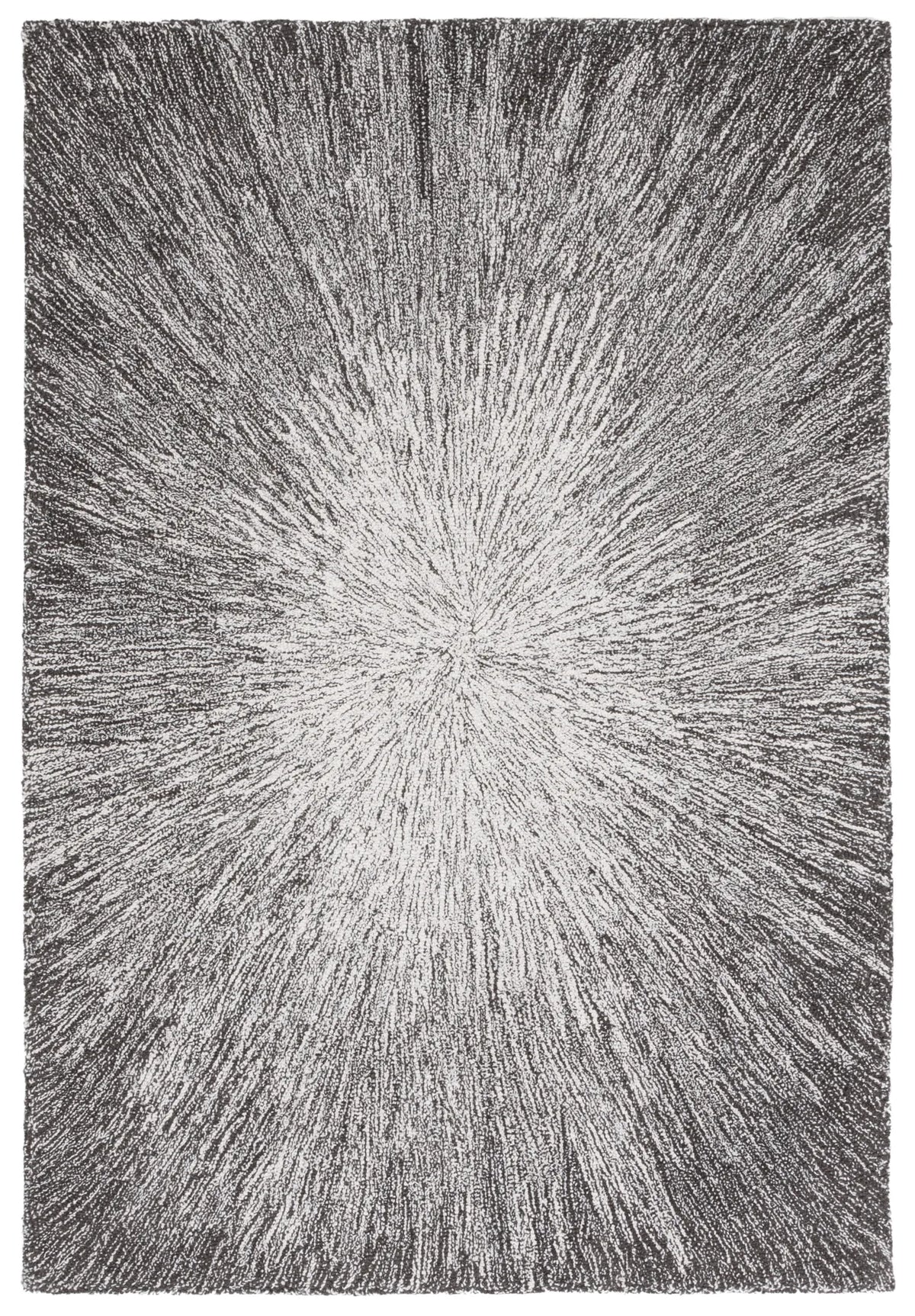 Safavieh Micro-Loop 4'-0" x 6'-0" Rug in Charcoal / Grey