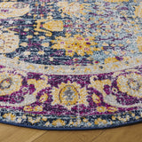 Safavieh Granada 6'-7" x 6'-7" Rug in Blue / Fuchsia