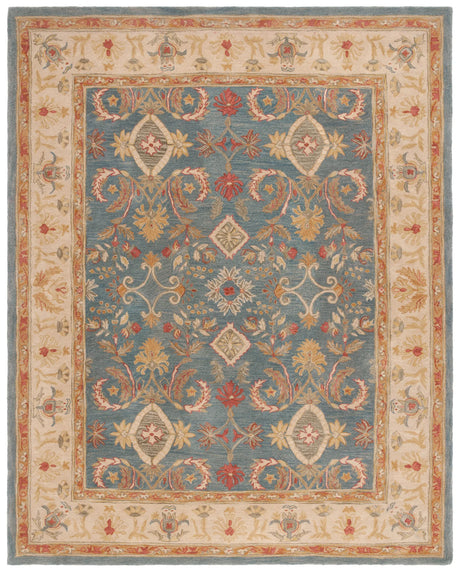 Safavieh Anatolia 9'-6" x 13'-6" Rug in Light Blue / Ivory
