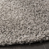Safavieh Sga-Athens Shag 6'-7" x 6'-7" Rug in Light Grey