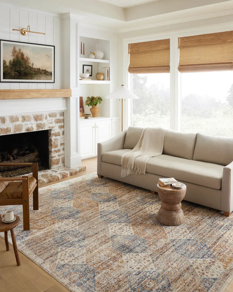 Loloi Sorrento Sor-02 Ivory/Multi Rug - room scene 2