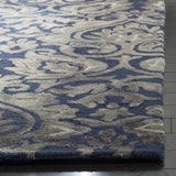 Safavieh Dip Dye 5'-0" x 8'-0" Rug in Navy / Grey