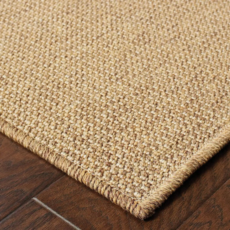 Oriental Weavers Sphinx Karavia 2068X Tan / Tan Rugs - corner detail