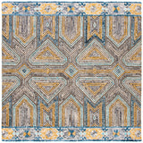 Safavieh Trace 6'-0" x 6'-0" Rug in Grey / Beige