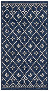 Safavieh Courtyard 2'-7" x 5'-0" Rug in Navy / Light Beige