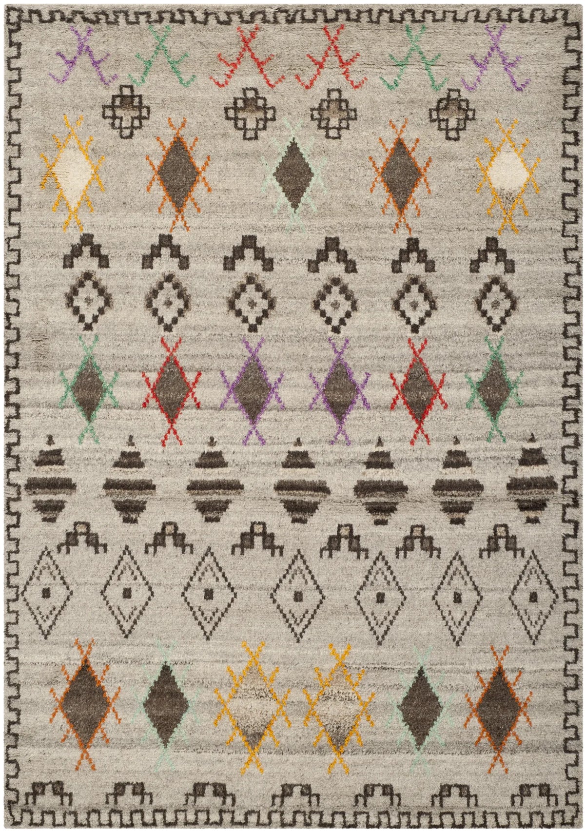 Safavieh Kenya 5'-0" x 8'-0" Rug in Natural / Multi