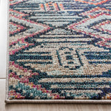 Safavieh Madison 4'-0" x 6'-0" Rug in Black / Orange