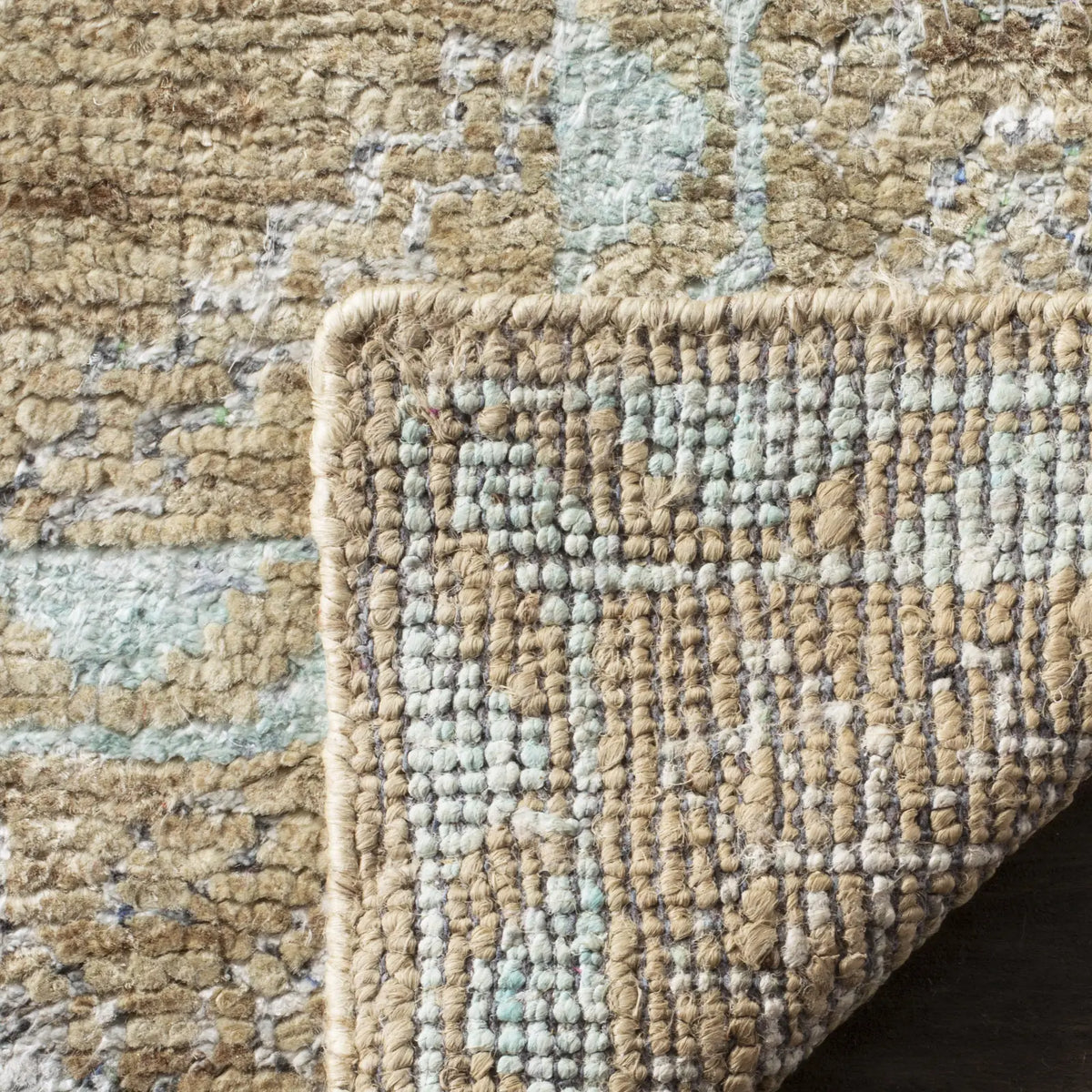 Safavieh Tangier 5'-0" x 8'-0" Rug in Seafoam / Beige