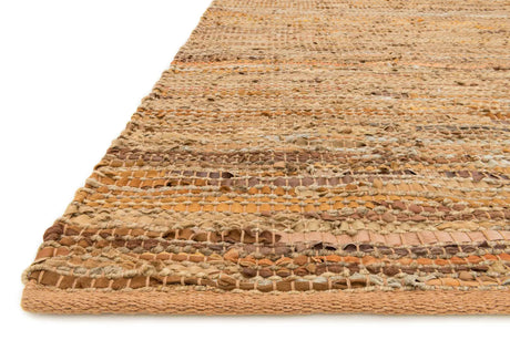 Loloi Edge ED-01 Tan Rugs - rug corner