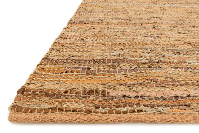 Loloi Edge ED-01 Tan Rugs - rug corner