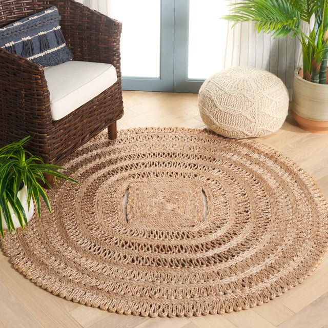Safavieh Natural Fiber 5'-0" x 5'-0" Rug in Natural