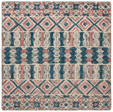 Safavieh Trace 6'-0" x 6'-0" Rug in Grey / Navy