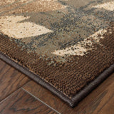 Oriental Weavers Sphinx Hudson 1699G Brown / Brown Rugs - corner detail
