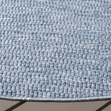 Safavieh Sisal All-Weather 6'-7" x 6'-7" Rug in Blue