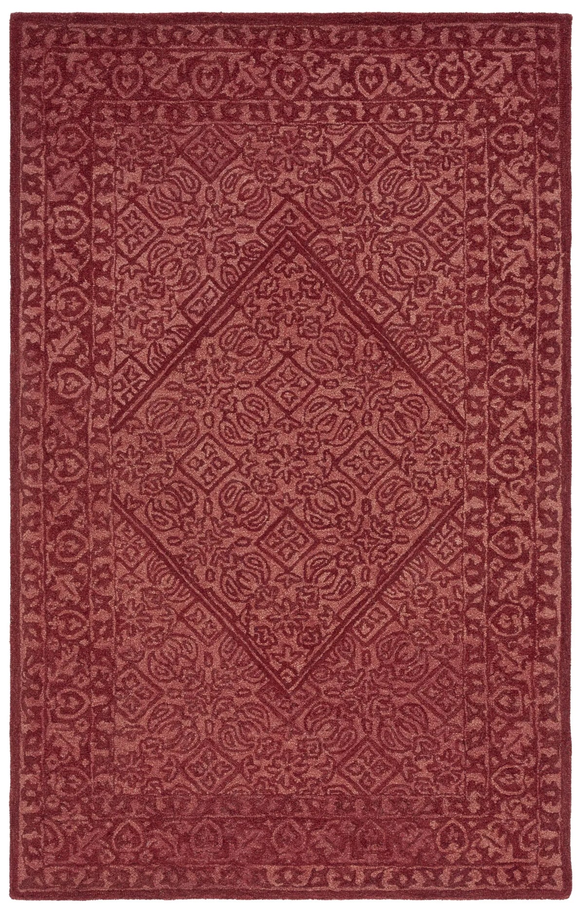 Safavieh Dip Dye 4'-0" x 6'-0" Rug in Red
