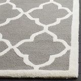 Safavieh Cambridge 5'-0" x 8'-0" Rug in Dark Grey / Ivory