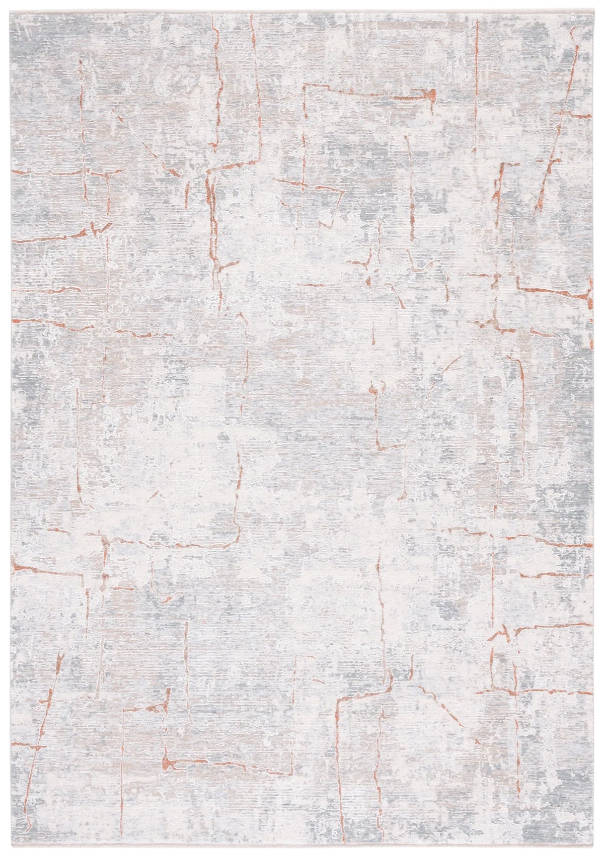 Safavieh Marmara 4'-0" x 6'-0" Rug in Beige / Blue Rust