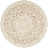 Safavieh Blossom 6'-0" x 6'-0" Rug in Ivory / Beige