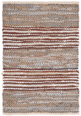 Safavieh Vintage Leather 2'-0" x 3'-0" Rug in Beige / Natural