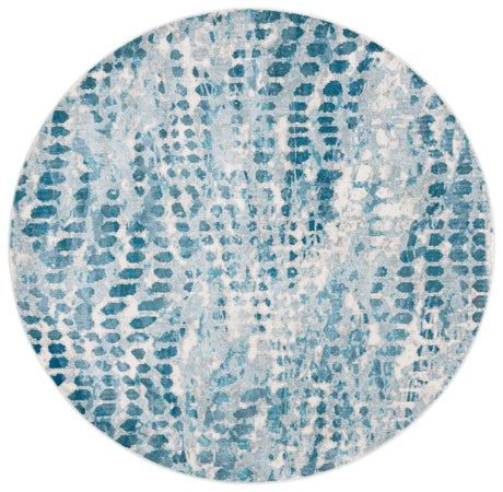 Safavieh Aria 6'-5" x 6'-5" Rug in Cream / Teal
