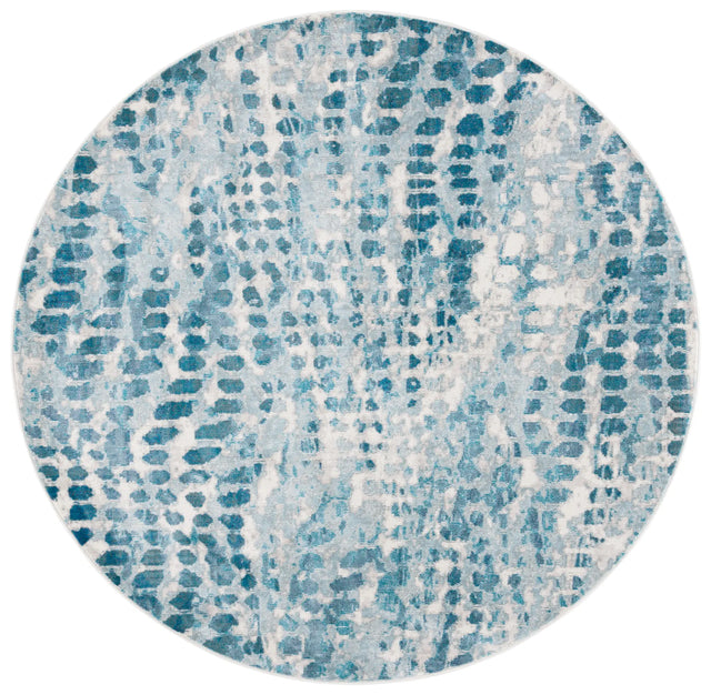 Safavieh Aria 6'-5" x 6'-5" Rug in Cream / Teal