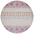 Safavieh Madison 6'-7" x 6'-7" Rug in Grey / Ivory